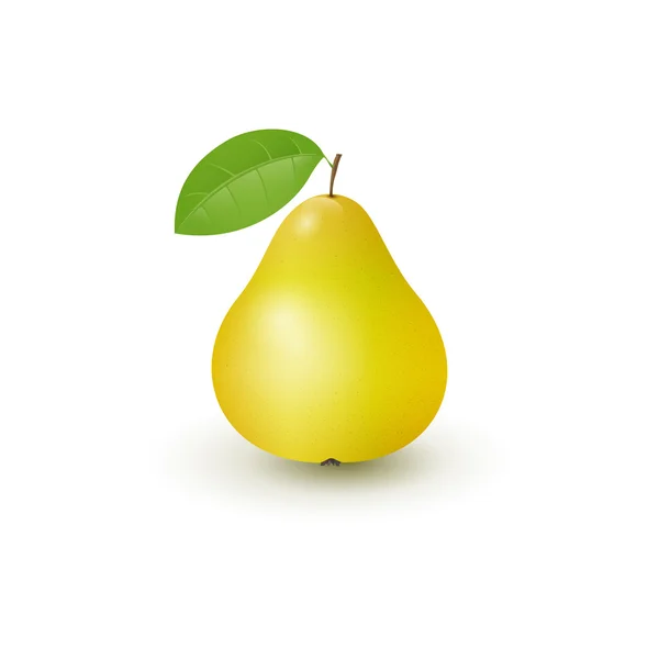 Poire jaune — Image vectorielle