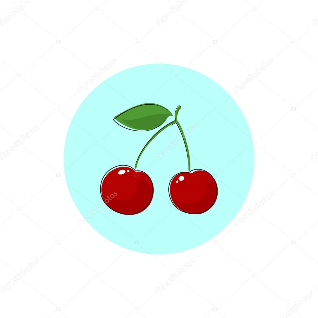 Kirsche Symbol Kirsche Symbol