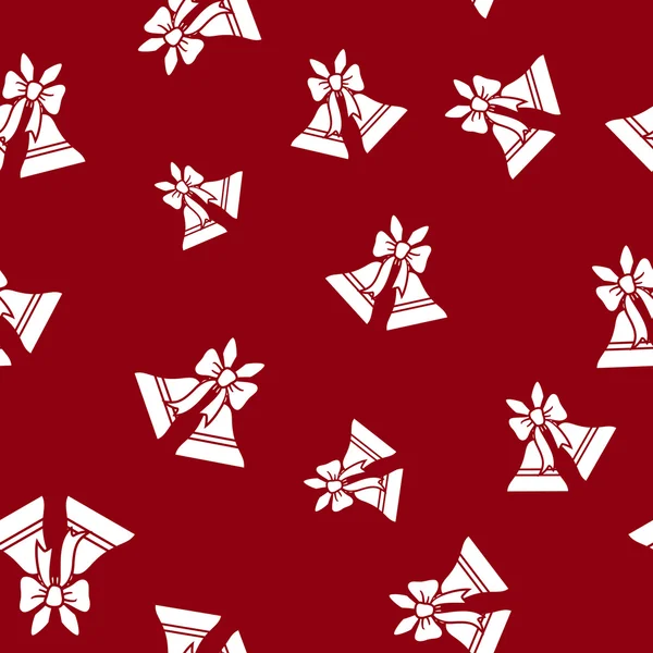 Varrat nélküli mintát Holiday Jingle Bells — Stock Vector