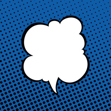 Pop sanat arka plan üzerinde konuşma balonu