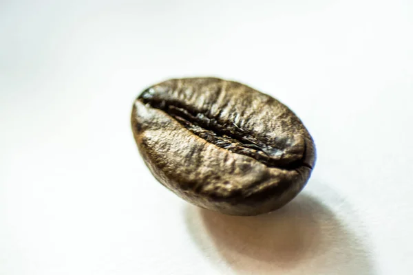 Macrofotografia di aroma chicco di caffè — Foto Stock