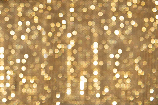 Abstrato Natal Desfocado Fundo Luzes Douradas Brilhantes — Fotografia de Stock