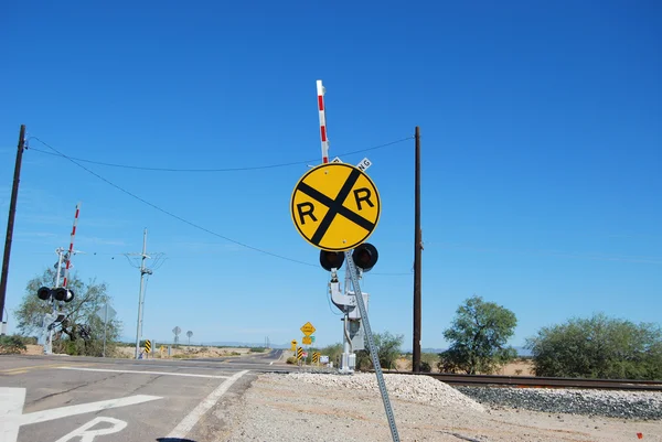 Señal de ferrocarril — Foto de Stock