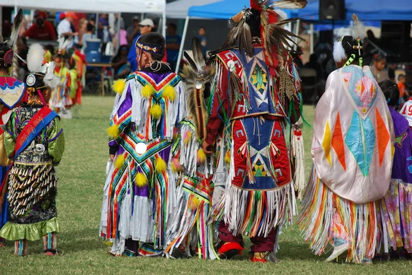 Американських індіанців pow wow — стокове фото