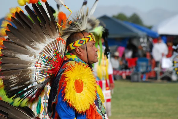 Американських індіанців pow wow — стокове фото