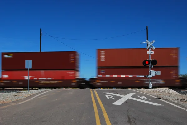 Railroad shipping containers — Stock Photo, Image