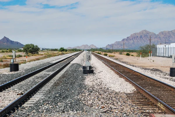 Railroad tracks — Stock Photo, Image