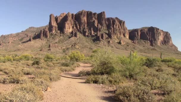 Superstição Montanhas, Arizona — Vídeo de Stock