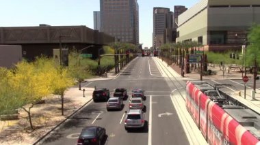 Şehir merkezindeki Phoenix, Arizona sokak