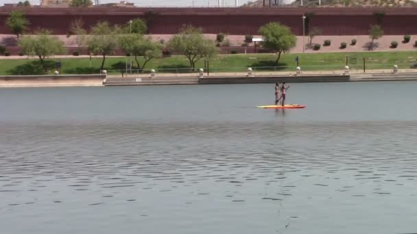 Tempe Town Lake, Arizona — Stockvideo