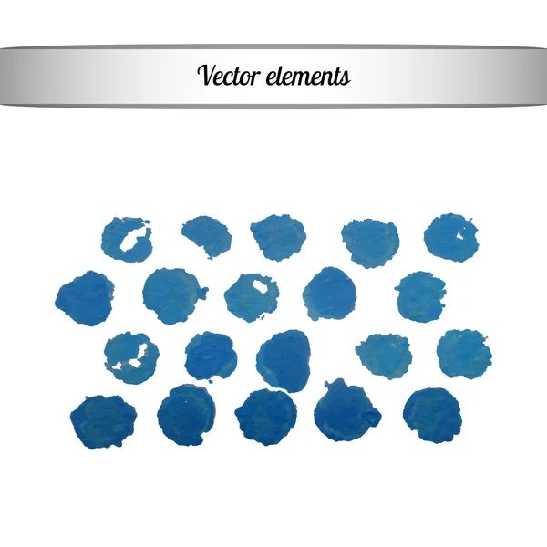 Acrylfarbe Vektor Punkte Stockvektor
