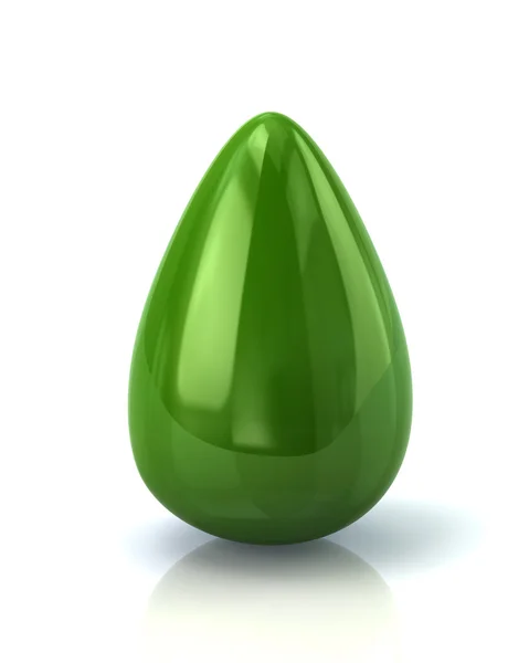 Icono de huevo verde — Foto de Stock