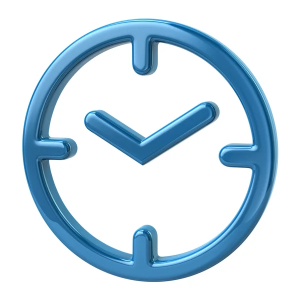 Blå klockikonen — Stockfoto