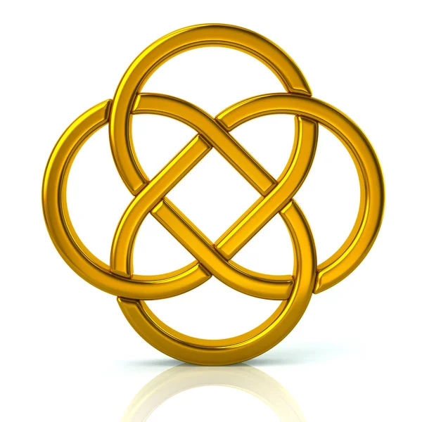 Endless celtic knot icon — Stock Photo, Image