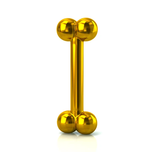 Gouden bot pictogram — Stockfoto