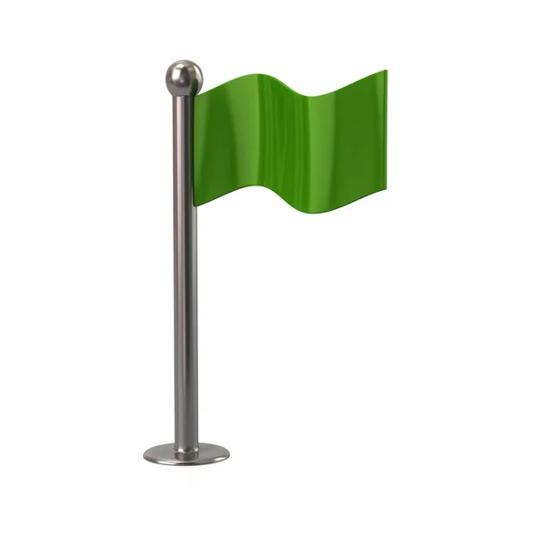 White Flag Template Detailed Render — Stock Photo © PixelEurope 12675842