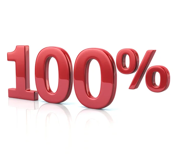 100 percent discount icon — Stock Photo, Image