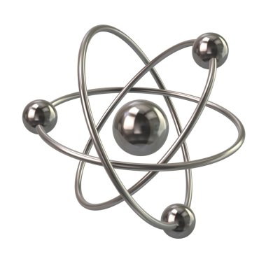 Gümüş atom molekül simgesi