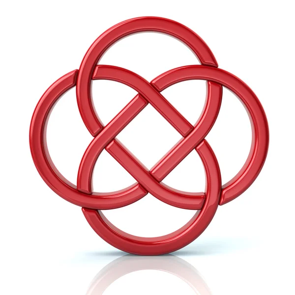 Abstract celtic knot symbol — Stock Photo, Image