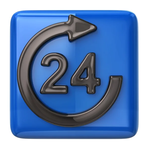 24 hours customer service icon — Stock Photo, Image