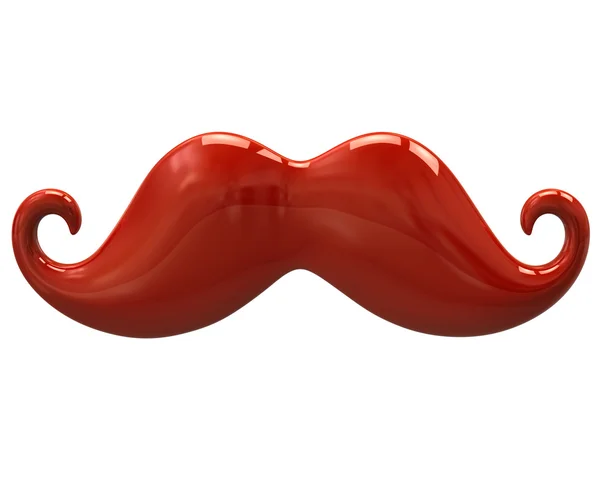 ऑरेंज mustache अलग — स्टॉक फ़ोटो, इमेज