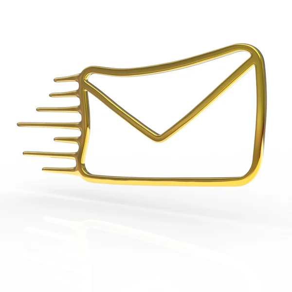 Mail in envelope icon — Stock Photo, Image