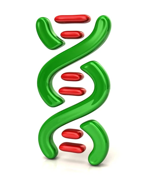 Ilustración de espiral de ADN —  Fotos de Stock