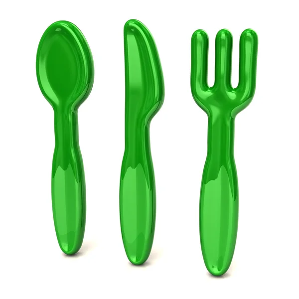 Spoon, knife, and fork — Stock Photo © valdum 73191039