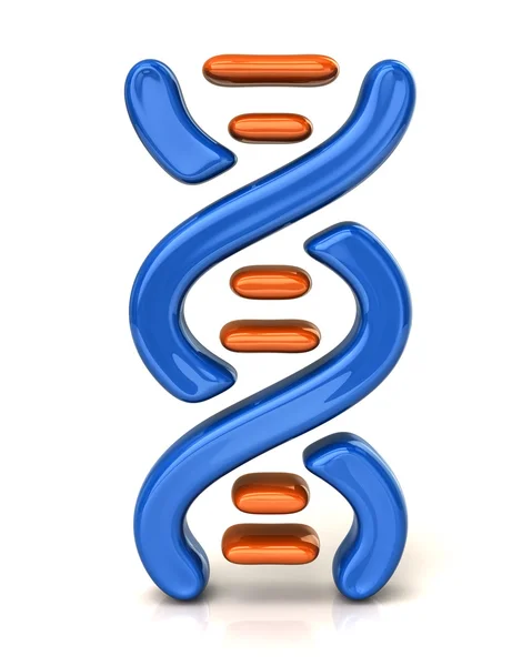 Ilustração da espiral de dna — Fotografia de Stock