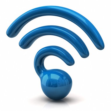 Beyaz simgesine WiFi