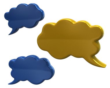 Konuşma balonları bulutları