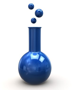 Beyaz üzerine labaratuar donanımları