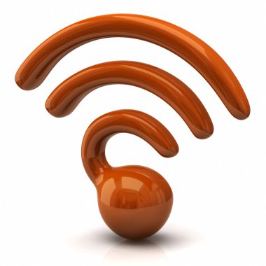 Beyaz simgesine WiFi