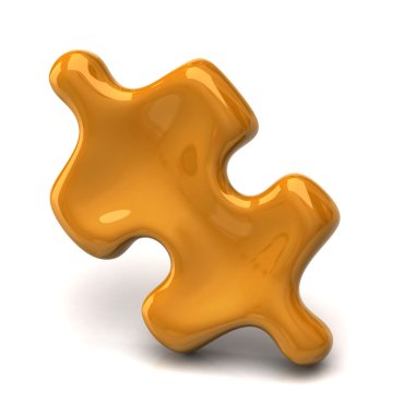 Beyaz Jigsaw parçasına