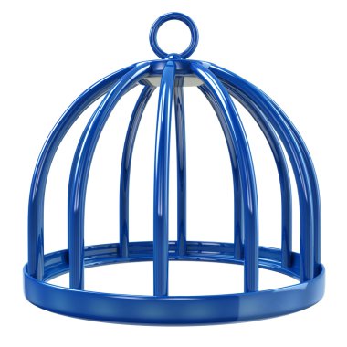 Illustration of bird cage clipart