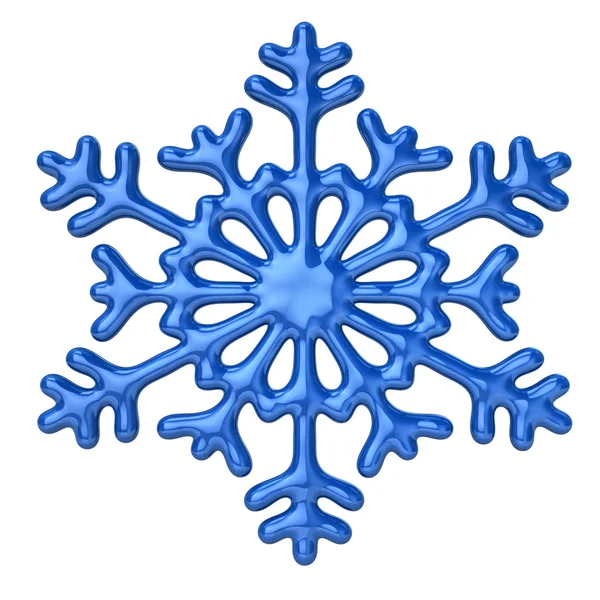 Snowflake icon on white — Stock Photo, Image