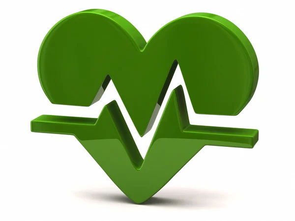 Heart rate icon — Stock Photo, Image