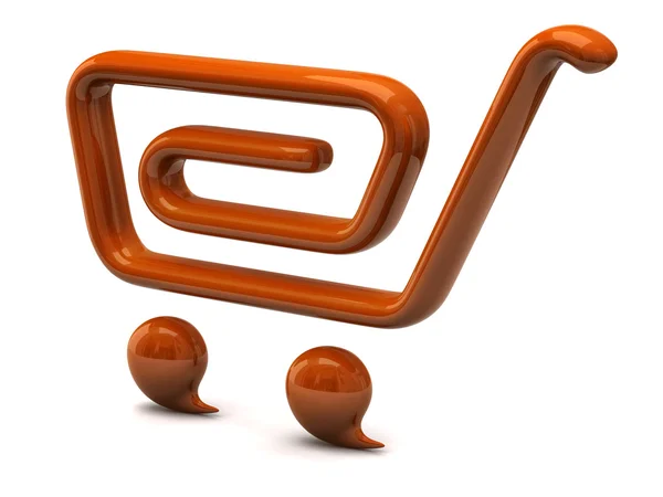 Shopping cart icon — Stock Photo, Image