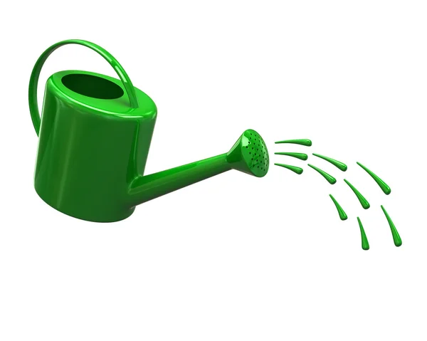 Watering can on white — Stock Photo, Image