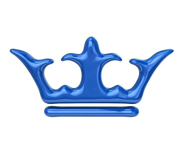 Crown icon on white — Stock Photo, Image