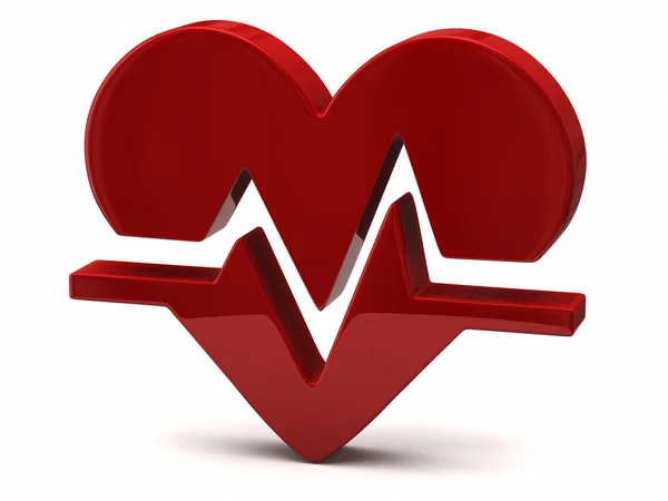 Heart rate icon — Stock Photo, Image