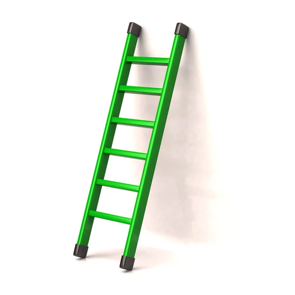 Green ladder to success — Stock Photo, Image