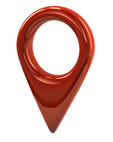 Blank location mark icon — Stock Photo, Image