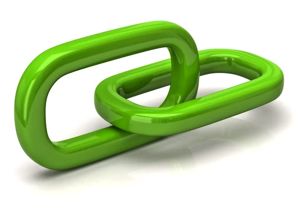 Twee paperclips — Stockfoto