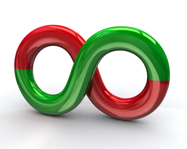 Modern style  infinity symbol — Stock Photo, Image
