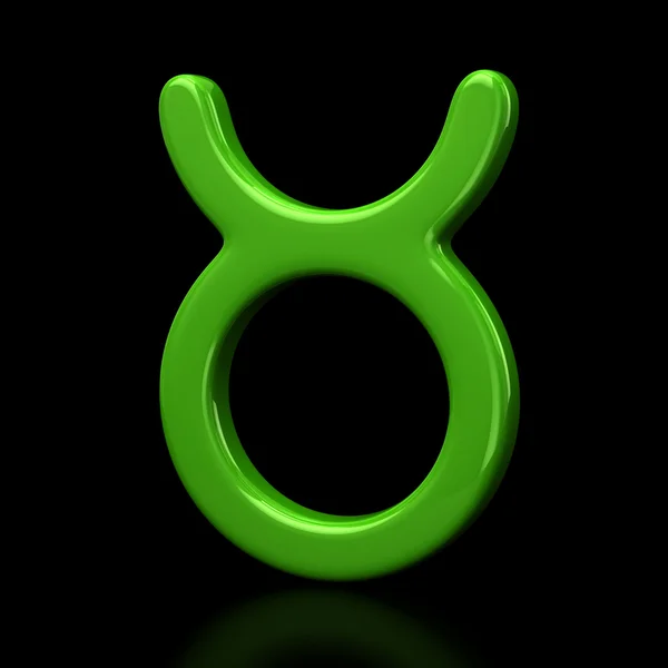 Зеленый знак зодиака — стоковое фото