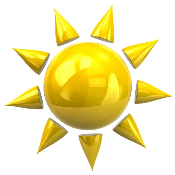 Pictogram sun — Stockfoto