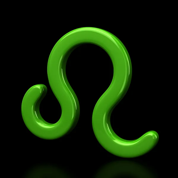 Signo zodiacal verde — Foto de Stock