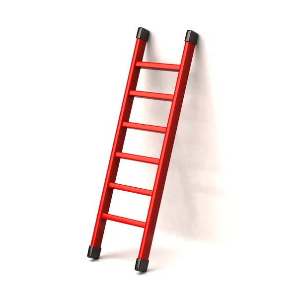 Metal ladder on white — Stock Photo, Image