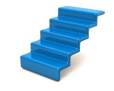 Mavi merdiven simgesi